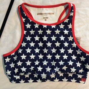 Tommy Hilfiger Sport Americana High Neck Sports Bra
